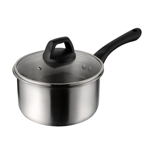발룬피니 인덕션 IH 스텐 3중바닥 편수냄비 18cm, 1개