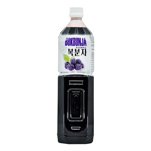 유나인베이스 복분자 1.5L*8ea(박스), 100박스, 1.5L