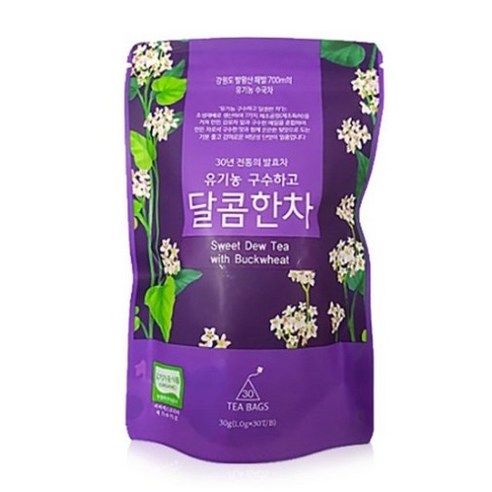 감로700 유기농 구수하고 달콤한 차, 4박스, 30티백, 1g 감로자 감로700 유기농 구수하고 달콤한 차, 4박스, 30티백, 1g 감로자