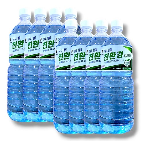 유니켐 친환경 에탄올 워셔액, 8개, 1800ml