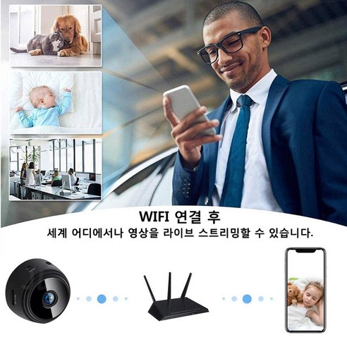 TEFETER WIFI 미니 카메라: 홈 보안 및 감시에 이상적인 저렴한 솔루션
