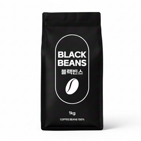 블랙빈스 인도네시아 발리 원두커피, 2개, 1kg, 홀빈(분쇄안함)