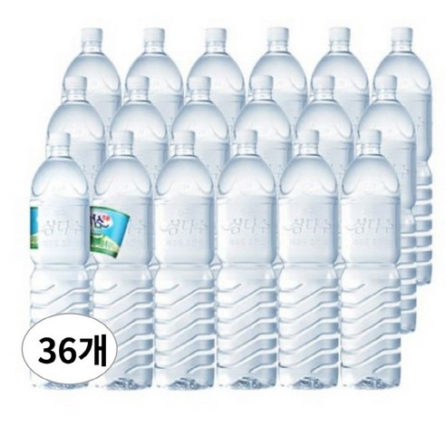 제주 삼다수 생수 2L(무라벨), 36개, 2L
