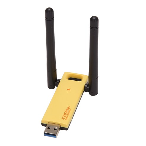 노 브랜드 3.0 기가비트 USB 무선 네트워크 카드 RTL8812 이중 주파수 2.4G+5G 안테나 1200M 802.11Ac, 없이