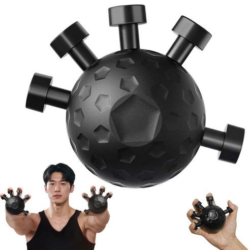 빈치 악력기 손가락 재활훈련 운동기구 전완근운동기구 손가락악력기, 1개, 블랙