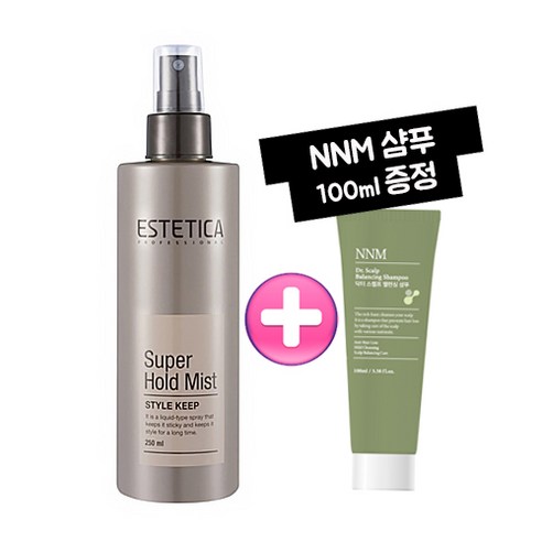바람에도 끄떡없는 스타일, 에스테티카 슈퍼 홀드 헤어미스트와 탈모 기능성 NNM 샴푸로 완성하는 완벽한 하루 에스테티카