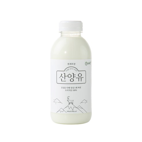 휘게목장 자연방목 100% 산양유 산양우유 단백질 고단백, 8개, 200ml