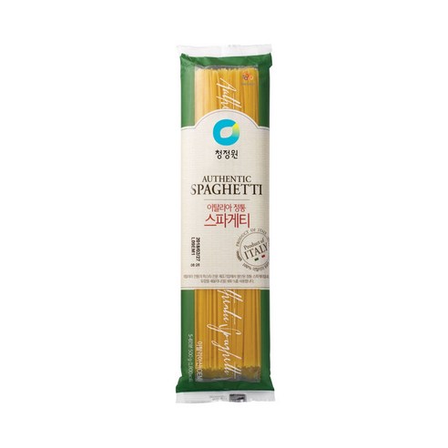 청정원 이탈리아 정통 스파게티면, 500g, 2개