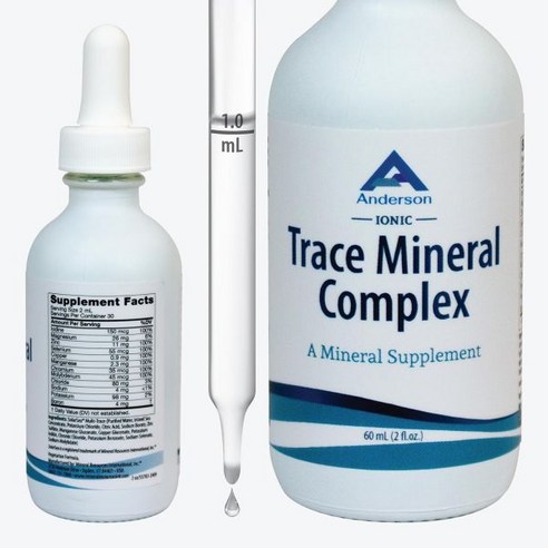 Trace Mineral Complex | Full Spectrum Minerals | Ionic Liquid Mineral Drops for Water | Electrolyt