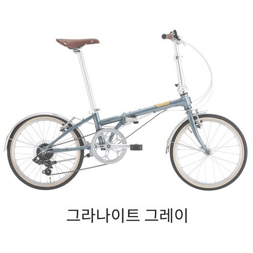 다혼 20인치 미니벨로 보드워크 DAHON Boardwalk D7 접이식 자전거, 브리티시 그린, .cm