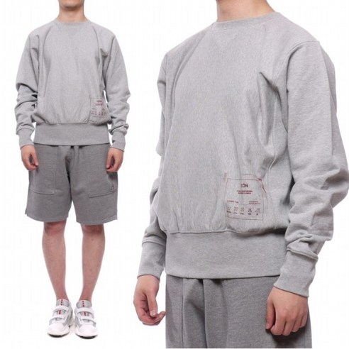 [마틴 마르지엘라] 21SS 남성 탭프린팅 맨투맨 (S50GU0153_S25508_856M