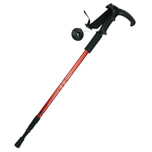 DFMEI.등산 스틱.Climbing staff--EVAT 손잡이 스트레치 알루미늄 인클로저 스틱 4가지 색상 택일 미끄럼 방지 안전전성이 높은 등산 도보., DFMEI.레드