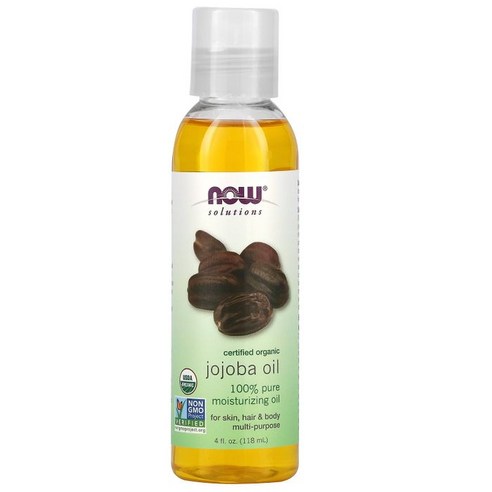 나우푸드 오가닉 100% 퓨어 호호바 오일 118ml NOW Foods Organic Jojoba Oil 4 fl oz, 옵션1개