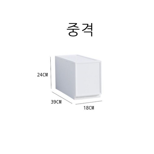 수납함 서랍식 수납함 옷장 옷 정리함 비닐 옷장 옷 저장물 가정용 수납장, 1세트(컬렉션 추가 구매, 우선 발송), 중격