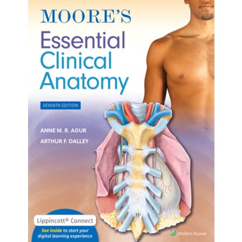 (영문도서) Moore''s Essential Clinical Anatomy Paperback, LWW, English, 9781975174248