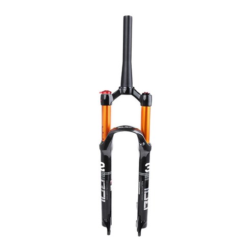 YSSHOP 자전거 서스펜션 포크 Treadless 28.6mm 프론트 포크 댐퍼, 알루미늄 합금, 테이퍼 27.5 인치