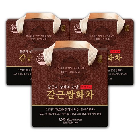 한보감 갈근쌍화차 쌍화차 진액, 4개, 1.26L, 14개입