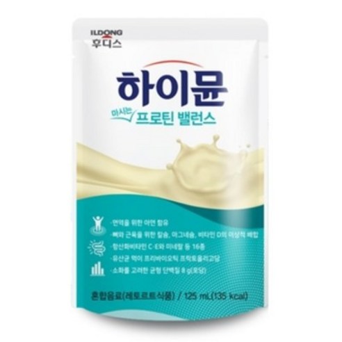 일동후디스 하이뮨 마시는프로틴 밸런스 125ml x 12입, 12개