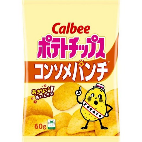 Calbee 감자칩 콘소메 펀치 21oz(60g) x 12봉지