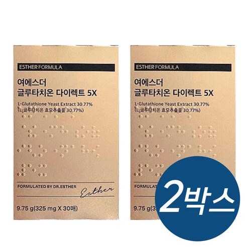 에스더포뮬러 여에스더 글루타치온 다이렉트 필름 5X 325mg x 30매, 1개