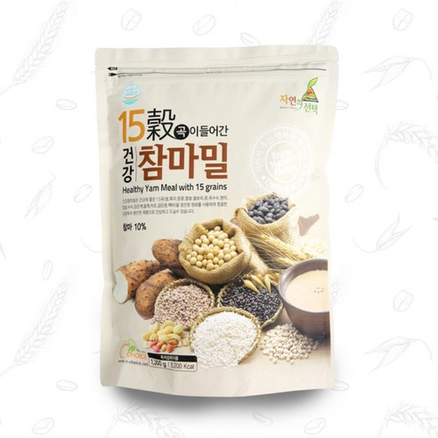 앤초이스 국내산 15곡참마밀1.3kg 선식 아침식사대용, 1.3kg, 2개