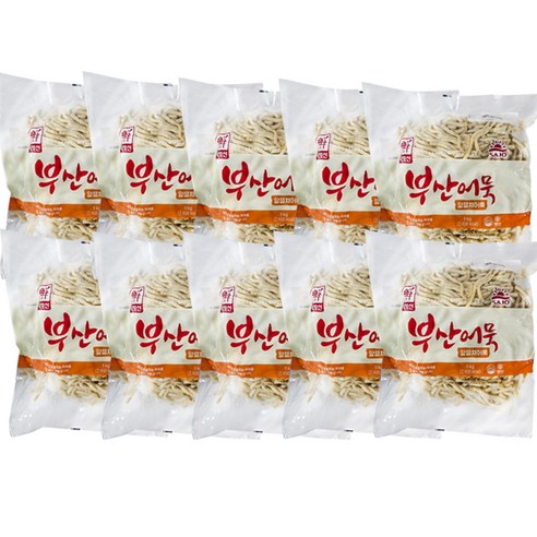 사조 대림선 부산어묵 알뜰 채어묵 1kg x 10개 / 냉동어묵, 10개, 1kg