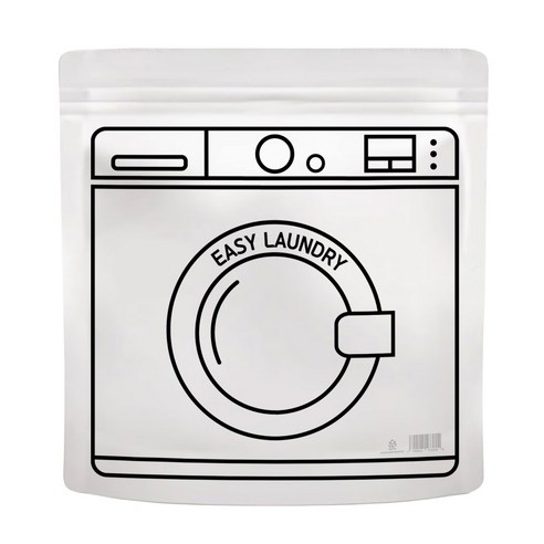 세탁물 관리의 새로운 기준, 특대 스탠드 지퍼백