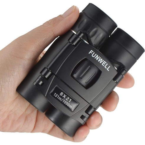 Mini 오페라글라스 콘서트 스포츠 여행 망원경 8x21 배율, 8x21 블랙