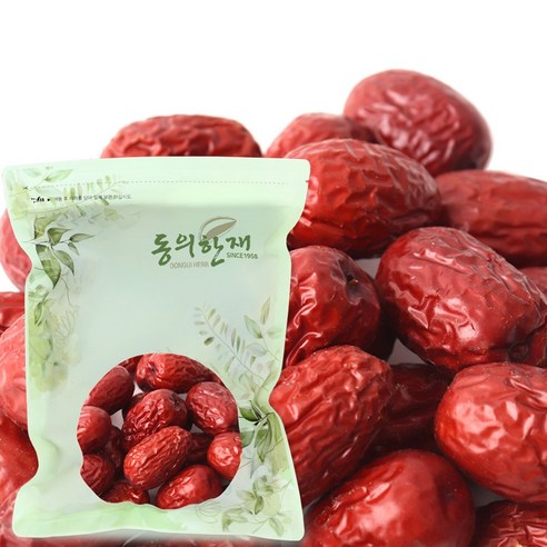 동의한재 특품 왕대추 말린 건대추 중국대추, 500g, 1개