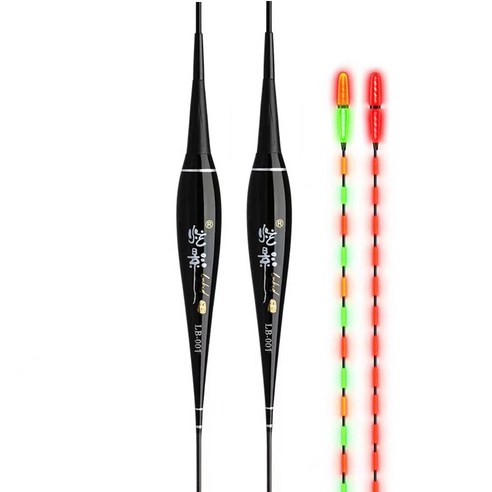 루키드 현영 민물 전자찌 스마트찌 블랙 60cm, 2개, LB-001