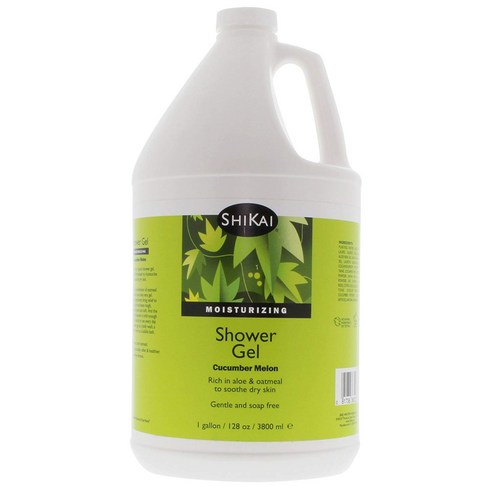 시카이 올 내추럴 모이스처라이징 샤워 젤, 3800ml, Cucumber Melon