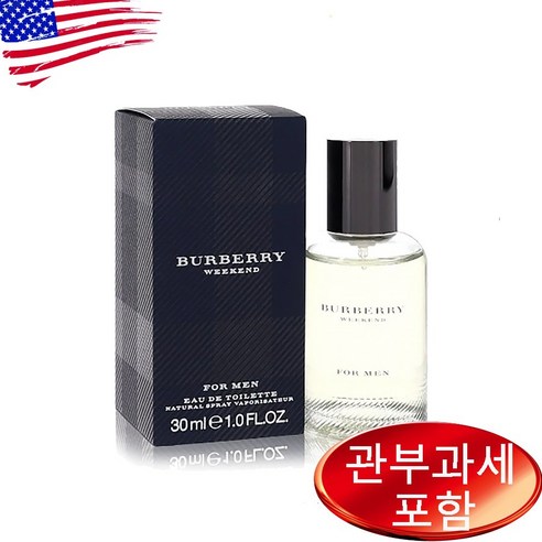 버버리 위켄드 포 맨 오 드 뚜왈렛, 100ml, 1개