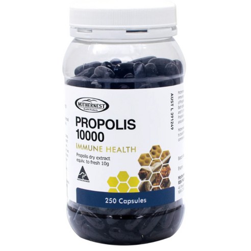 마더네스트 호주 프로폴리스 고함량 대용량 10000mg 250캡슐 플라보노이드 PROPOLIS, 단품, 1개, 250정