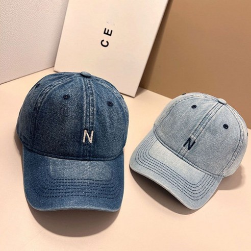 오너클랜 N 로고 데님 청 볼캡 야구모자 패션 데일리 여자 남자[WC56DE8]