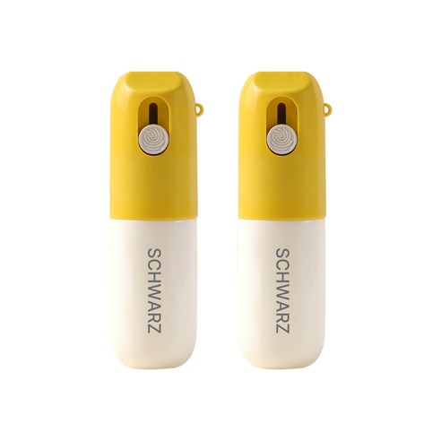 슈와츠코리아 개인정보 택배 운송장 지우개 20ml, 옐로우 20ml 2개