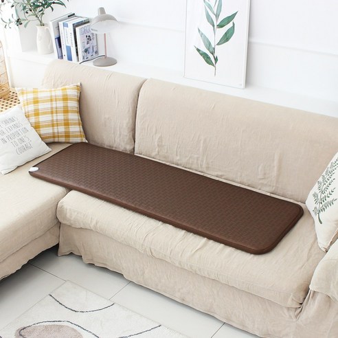 한일메디칼 온돌왕 전기방석 생활방수 두꺼운 3T 사무실, 초코브라운, 4인용(48 x 160cm)