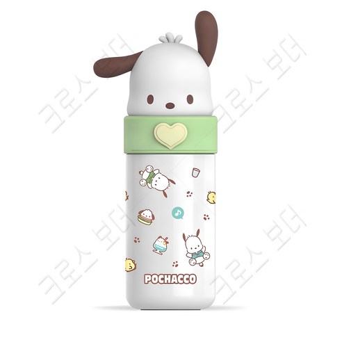 크로스 보더 Sanrio 정품 산리오 350ml 보온보냉 어린이 텀블러 (당일출고 국내배송), 포차코, 1개