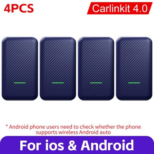 카링킷 무선 카플레이 안드로이드오토 10PCS Carlinkit 4.0 유선 CarPlay 안드로이드 자동 동글 멀티미디어 Activator OTA 드롭 배송, 2PCS for Android