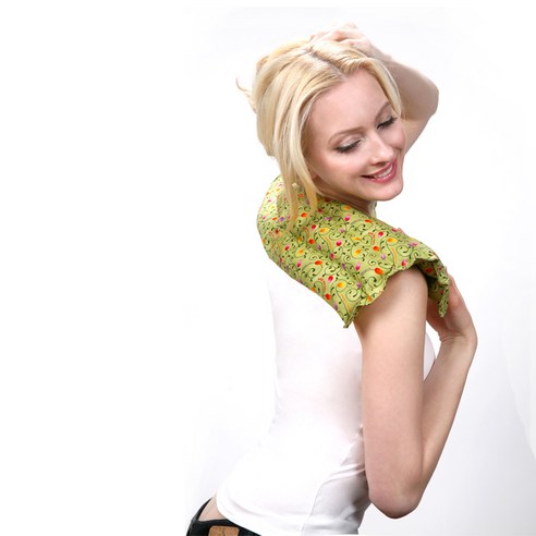 뻐근한 어깨, 향긋한 허브 온열 찜질팩으로 편안하게!