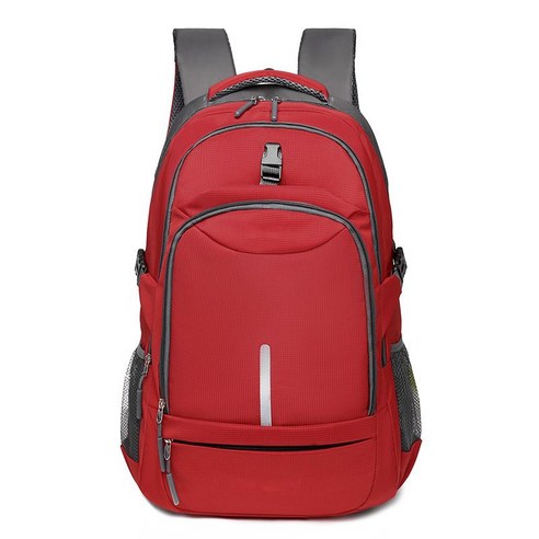 트렁크 백팩 남자 여행가방 아르바이트 백팩 캐주얼 여행패션 백팩 등산가방, 빨강