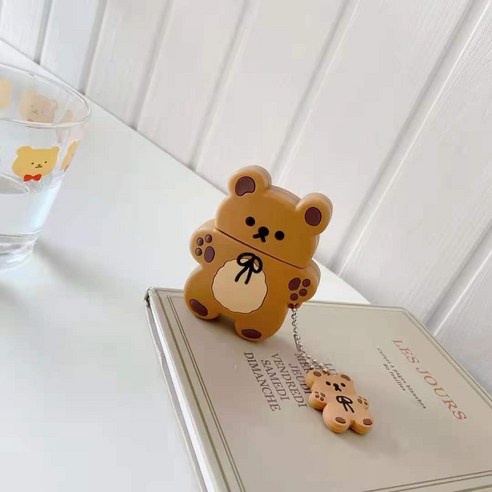 보석새 무선 헤드폰 케이스 1 2 3 pro세대 + 카라비너 DKRJ-042, 스타일 1, 에어팟1/2