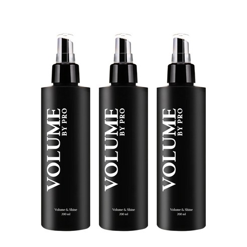 볼륨바이프로 헤어스프레이 볼륨앤샤인, 200ml, 3개