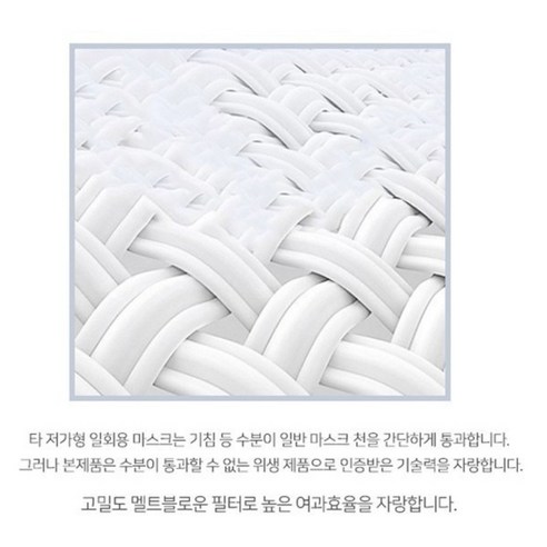 블랙 양면 고급형 3중레이어 덴탈마스크