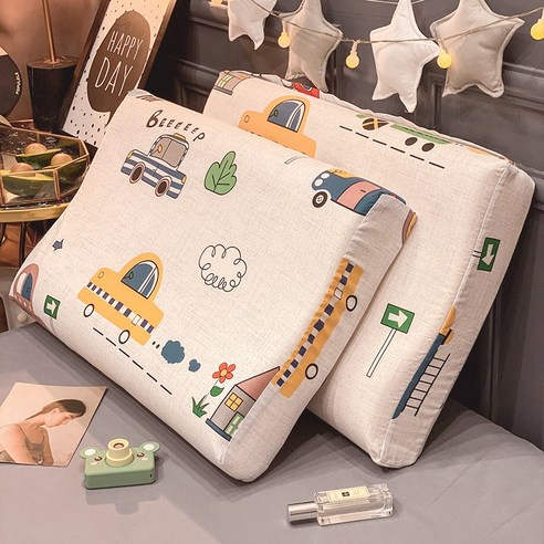 smy라텍스 베개 코트 여름 40X60 목화 베개 스타일 베개 라이너, 색깔16, 48Cmx74cm