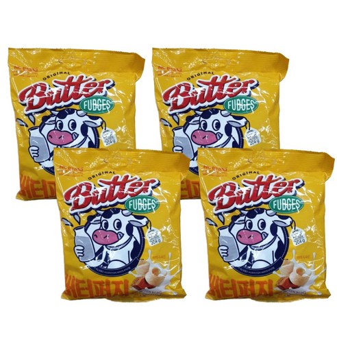노브랜드 버터퍼지  버터퍼지 204g x 4팩 버터맛카라멜 Butter Fudges, 1개