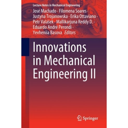 (영문도서) Innovations in Mechanical Engineering II Paperback, Springer, English, 9783031093814