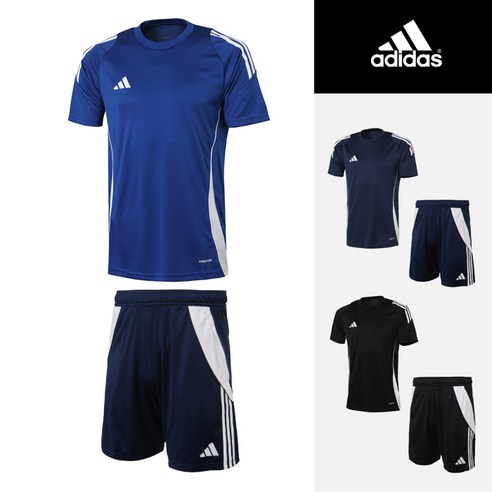 아디다스 티로24 반팔 저지 쇼트 세트(축구유니폼)
