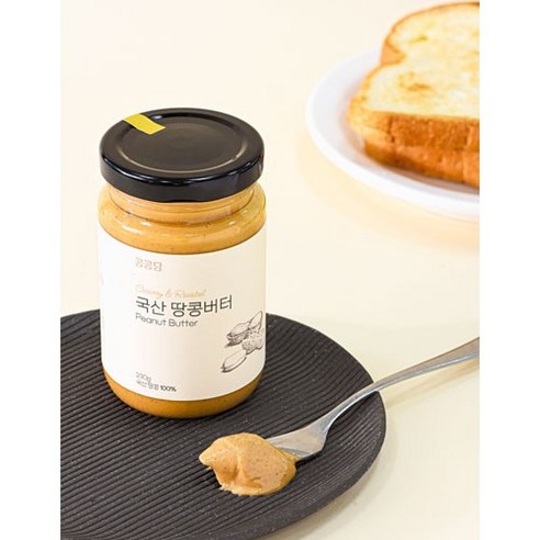 첨가물 없이 즐기는 100% 국산 땅콩의 고소함, 콩콩당 땅콩버터