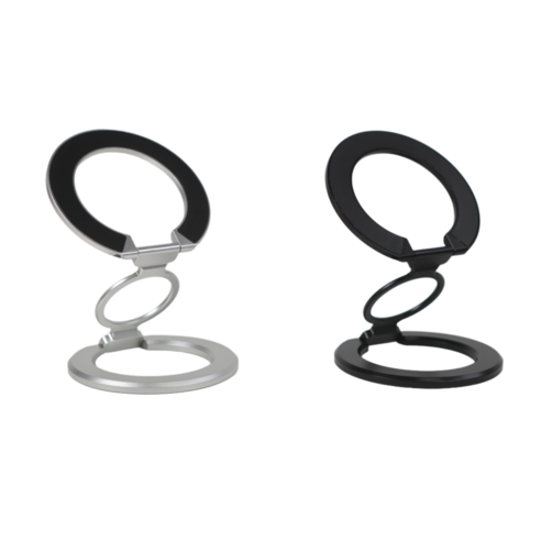 코지박스 S RING 맥세이프 그립 톡홀더 스마트링 자석링 헬스장 휴대폰 거치대 에스링, 1개, 블랙