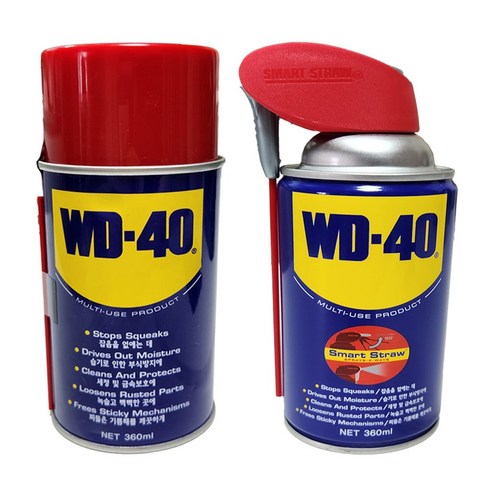 신형 스마트 노즐 WD-40 (360ml) 방청윤활제 부식방지 녹방지 녹제거 습기제거, 1개